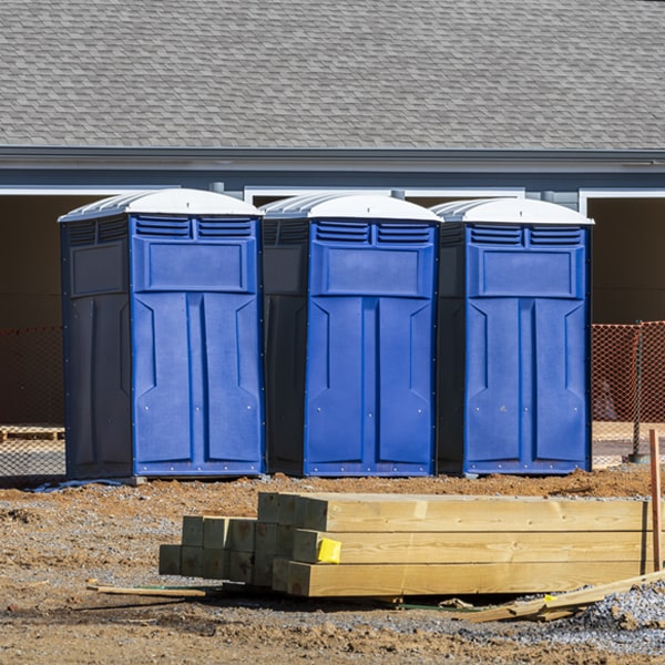 are there any restrictions on what items can be disposed of in the porta potties in Quincy California